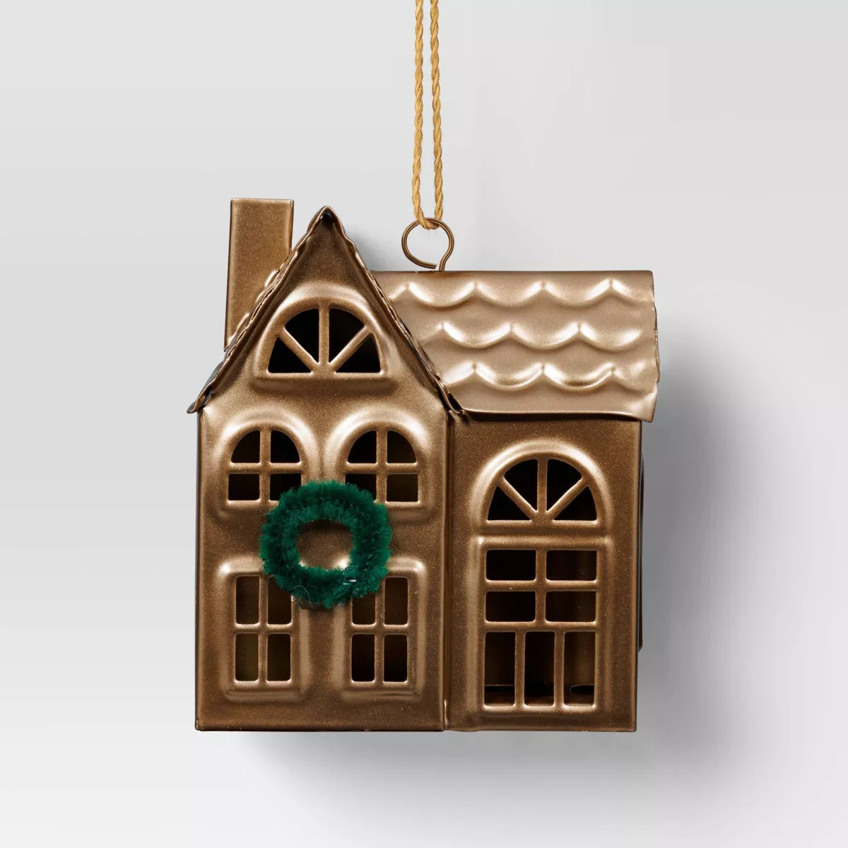 Christmas House Ornament Bronze Finish Single Chimney - Wondershop™ | Target