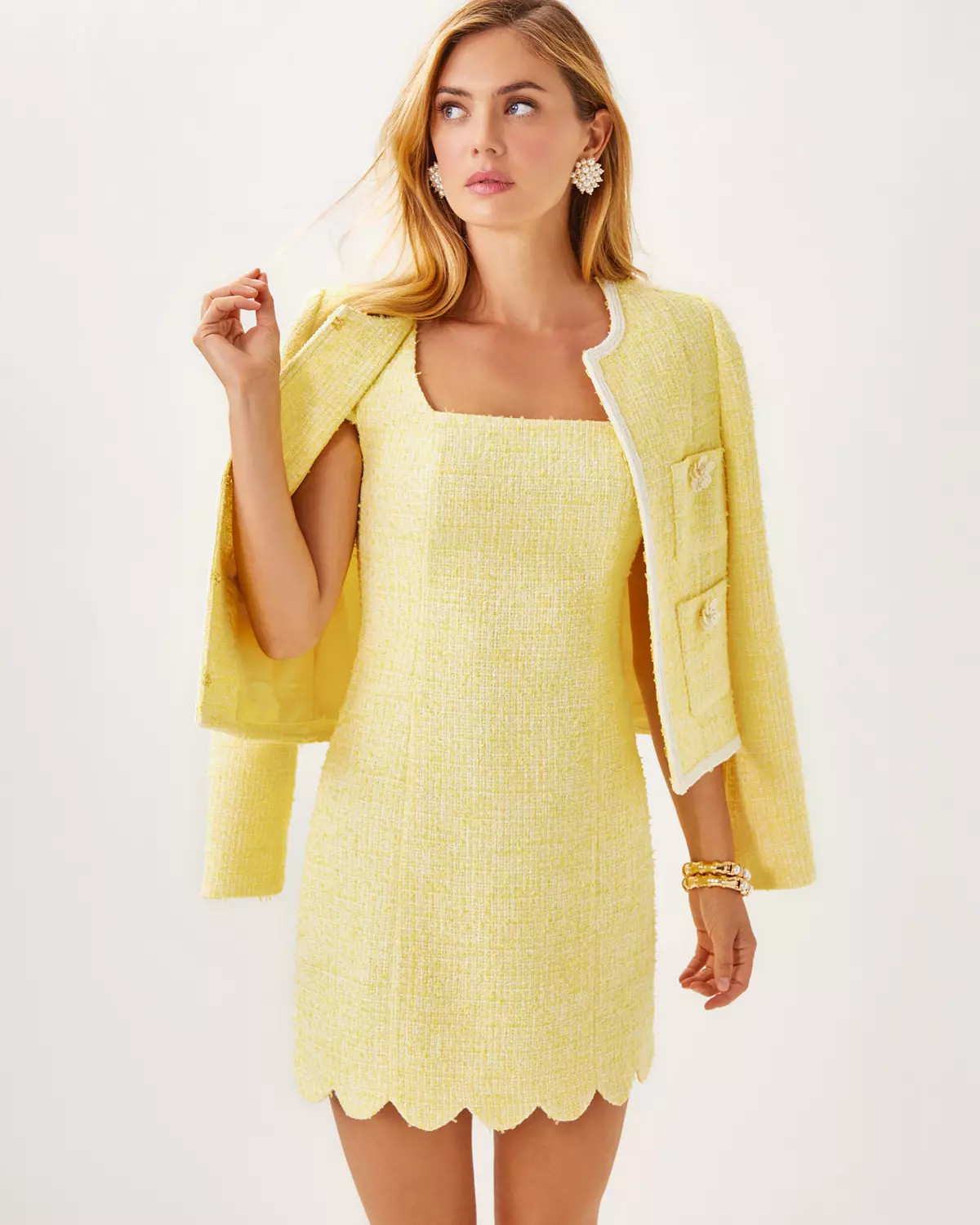 Rohana Jacket & Maisley Shift Dress Boucle Set | Lilly Pulitzer