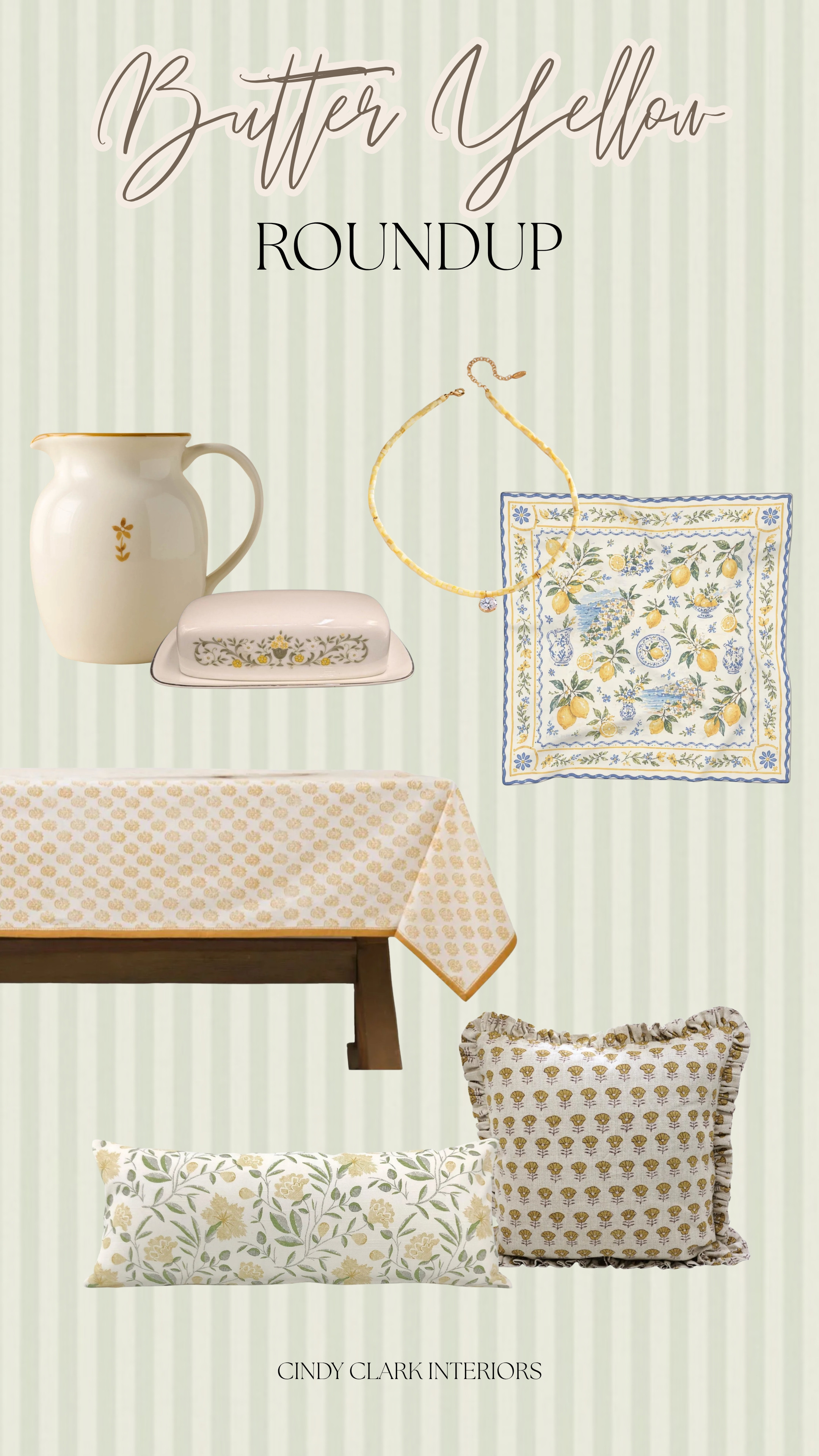 I have been loving butter yellow recently! I love incorporating it into my decor and fashion!

interior design, summer outfits, home decor 

 #LTKmomlife #LTKOver40 #LTKHome