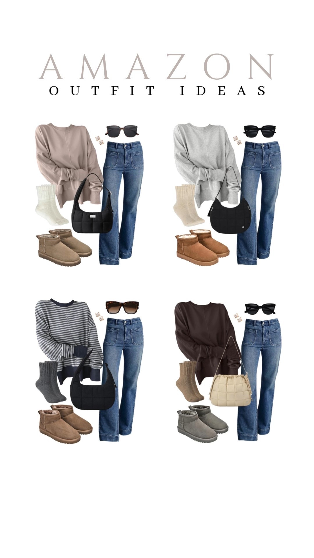 My favorite cozy and cute outfit combo that is perfect for any day!
oversized sweatshirts, puffer hobo bags, wide leg jeans, leather ankle boots, viral style, casual outfit idea, running errands, winter style, comfy shoes, trendy look, capsule wardrobe, amazon finds, affordable style, transitional outfit idea

#LTKU #LTKFindsUnder50 #LTKSeasonal