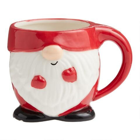 Red Gnome Figural Mug | World Market