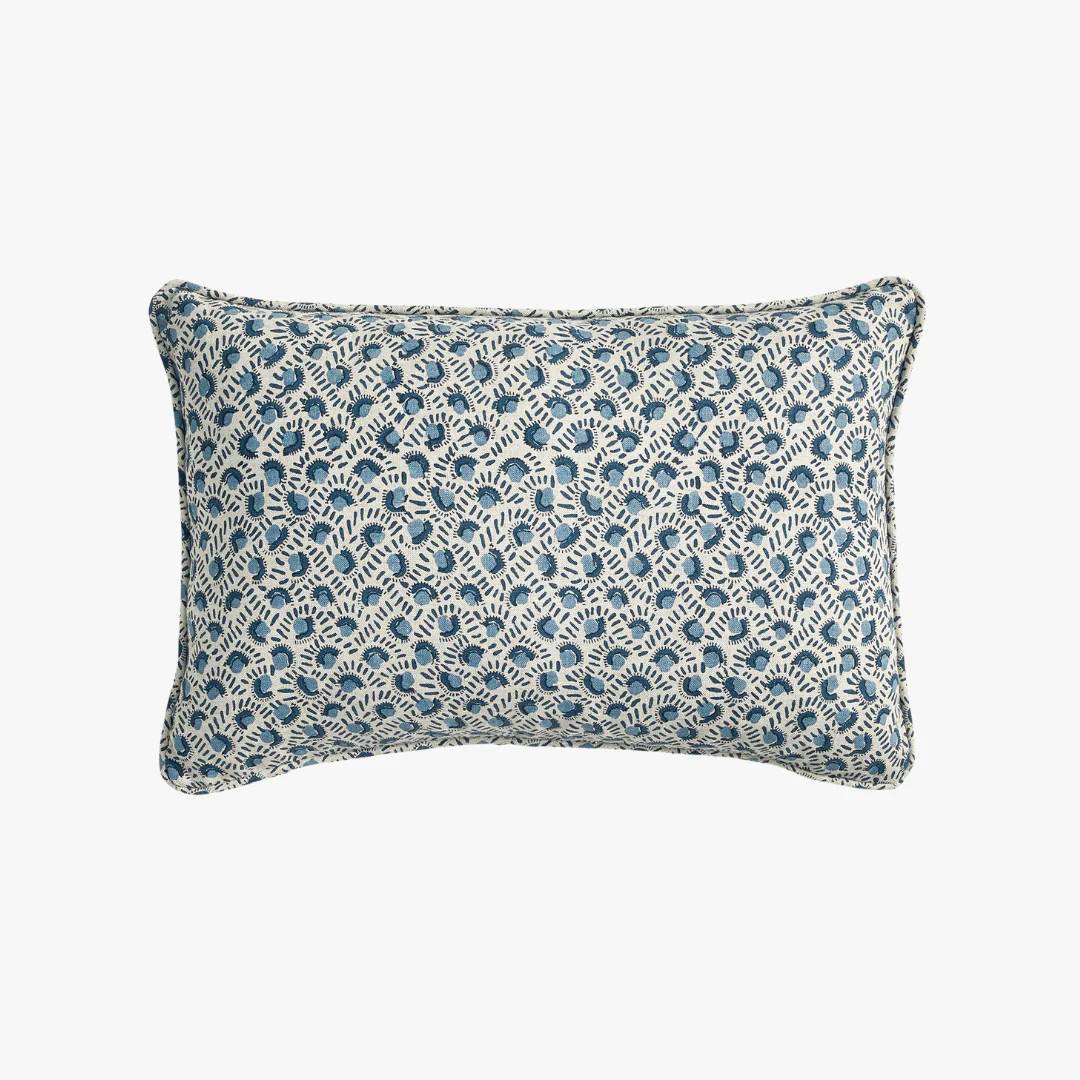 Ordu Azure Lumbar Pillow Cover | Dear Keaton