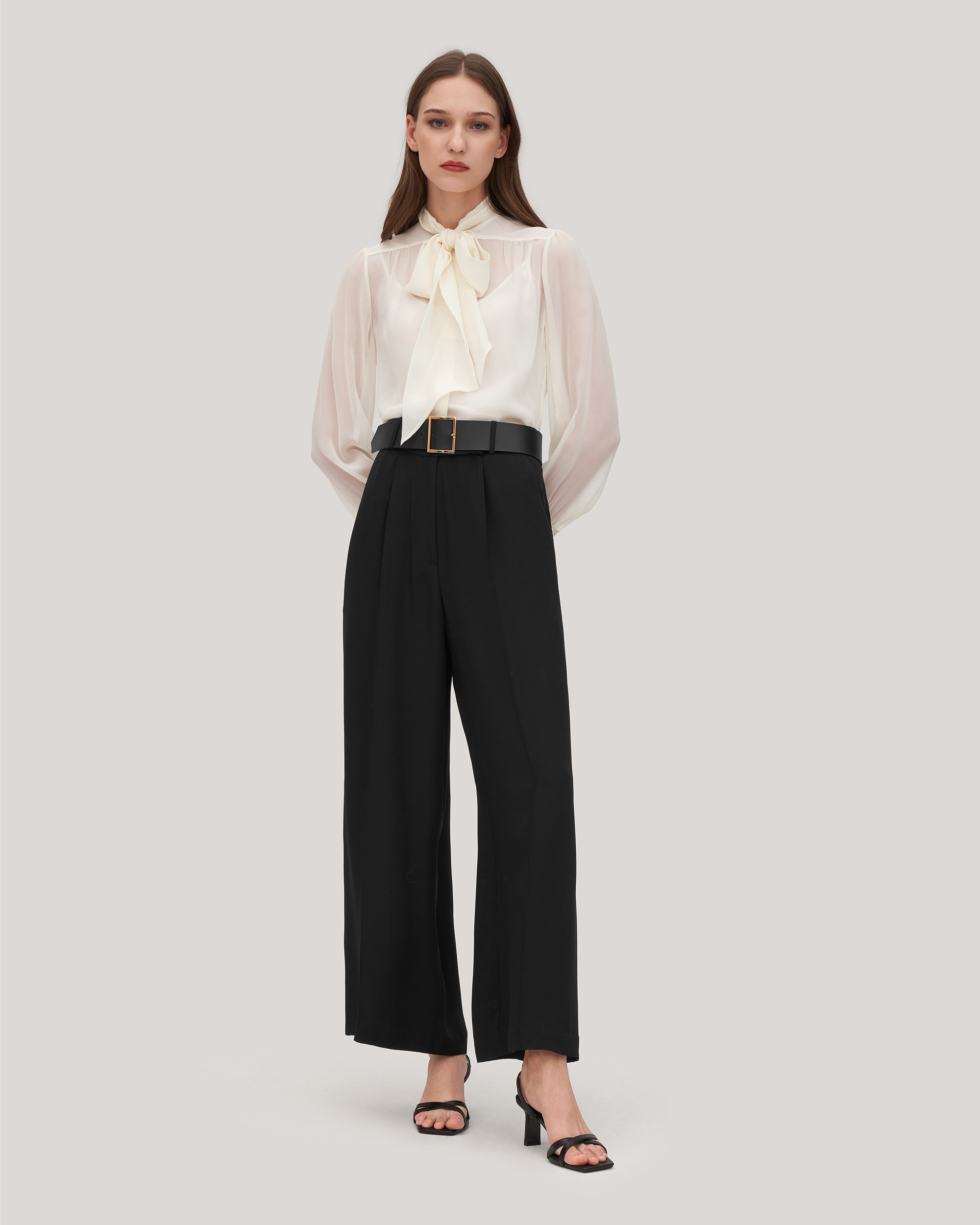 Heavy Crepe Silk Iris Pant | LilySilk