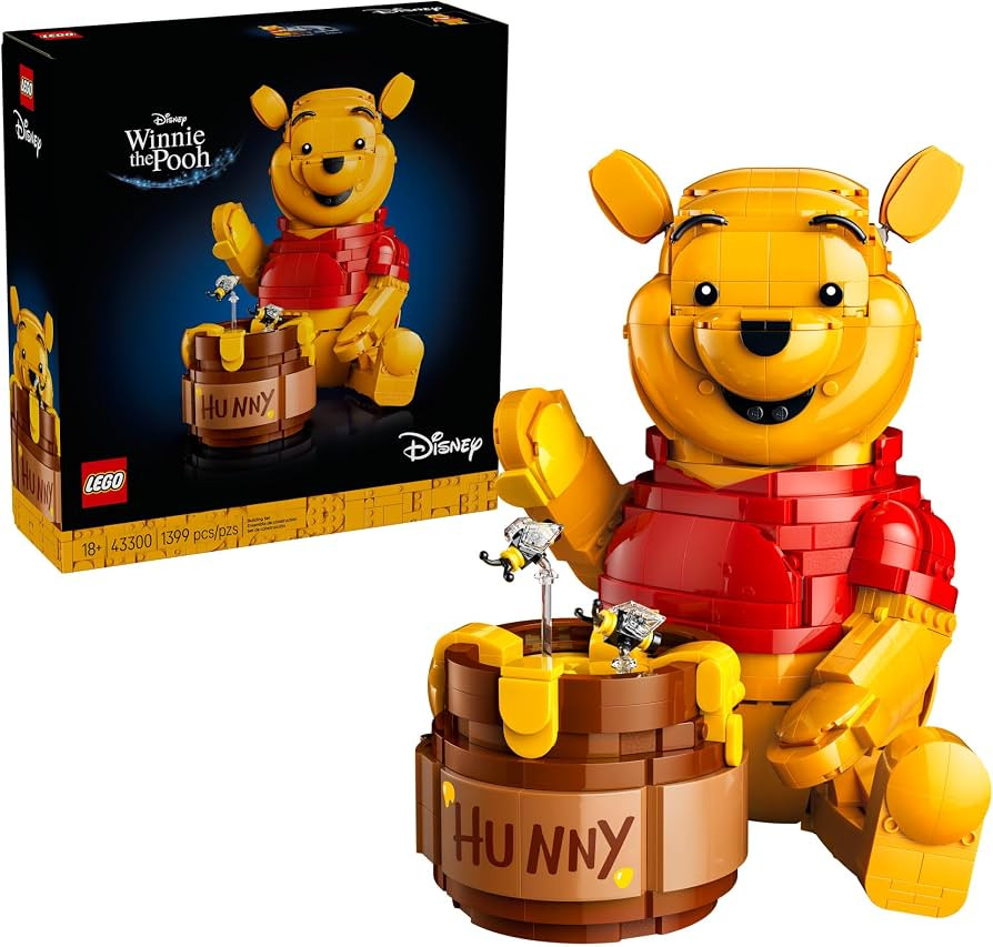 LEGO Disney Winnie The Pooh Building Set - Home, Office or Book Shelf Decor for Adult Fans, Ages ... | Amazon (US)