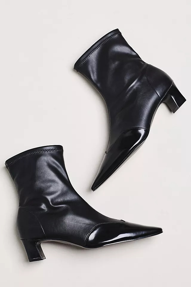 Cap-Toe Stretch Ankle Boots | Anthropologie (US)