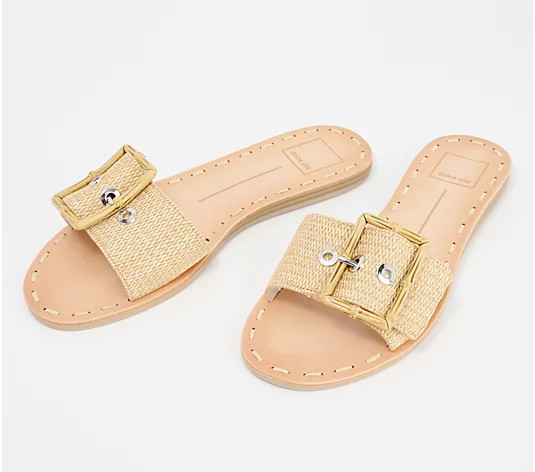 Dolce Vita Buckle Slide Sandals - Dasa | QVC