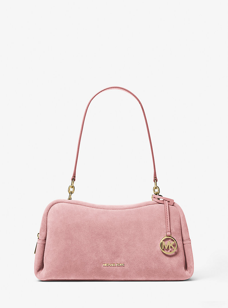 Cecily Medium Suede Shoulder Bag | Michael Kors US
