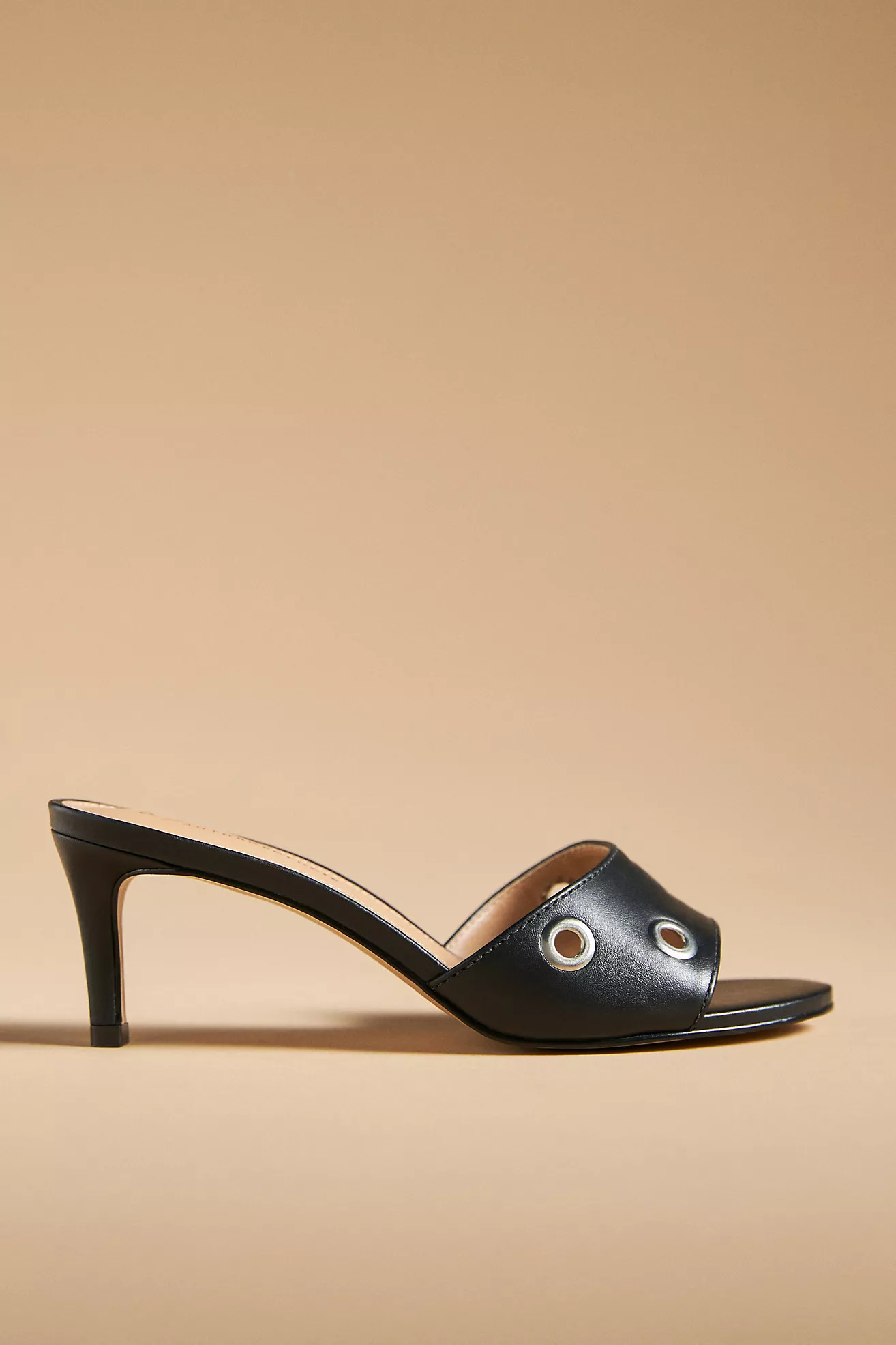 By Anthropologie Open-Toe Leather Kitten Heels | Anthropologie (UK)