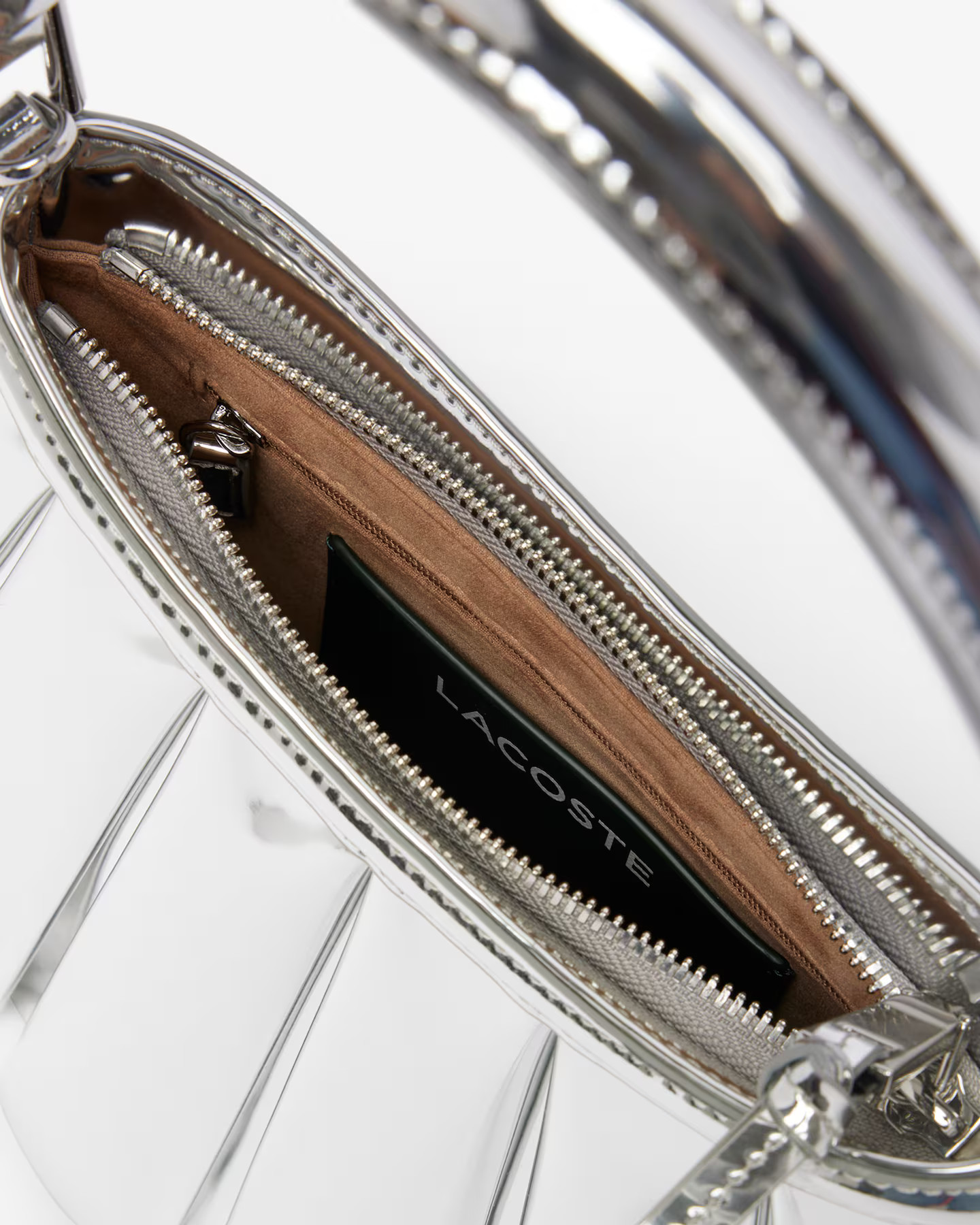 Runway Small Mirror Lenglen Leather Bag | Lacoste (US)