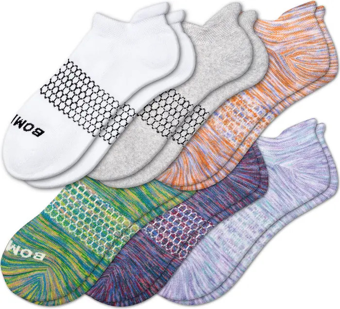 Bombas Assorted 6-Pack Supima® Cotton Blend Ankle Socks | Nordstrom | Nordstrom