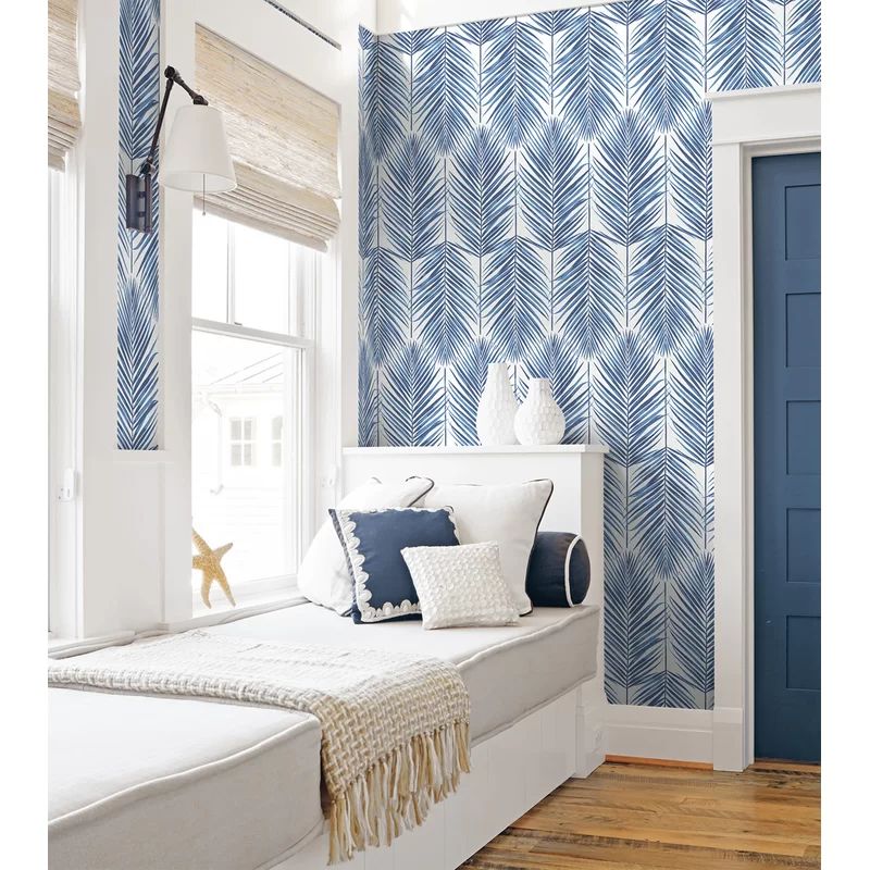 Lipman Paradise Palm 18' L x 20.5" W Peel and Stick Wallpaper Roll | Wayfair North America