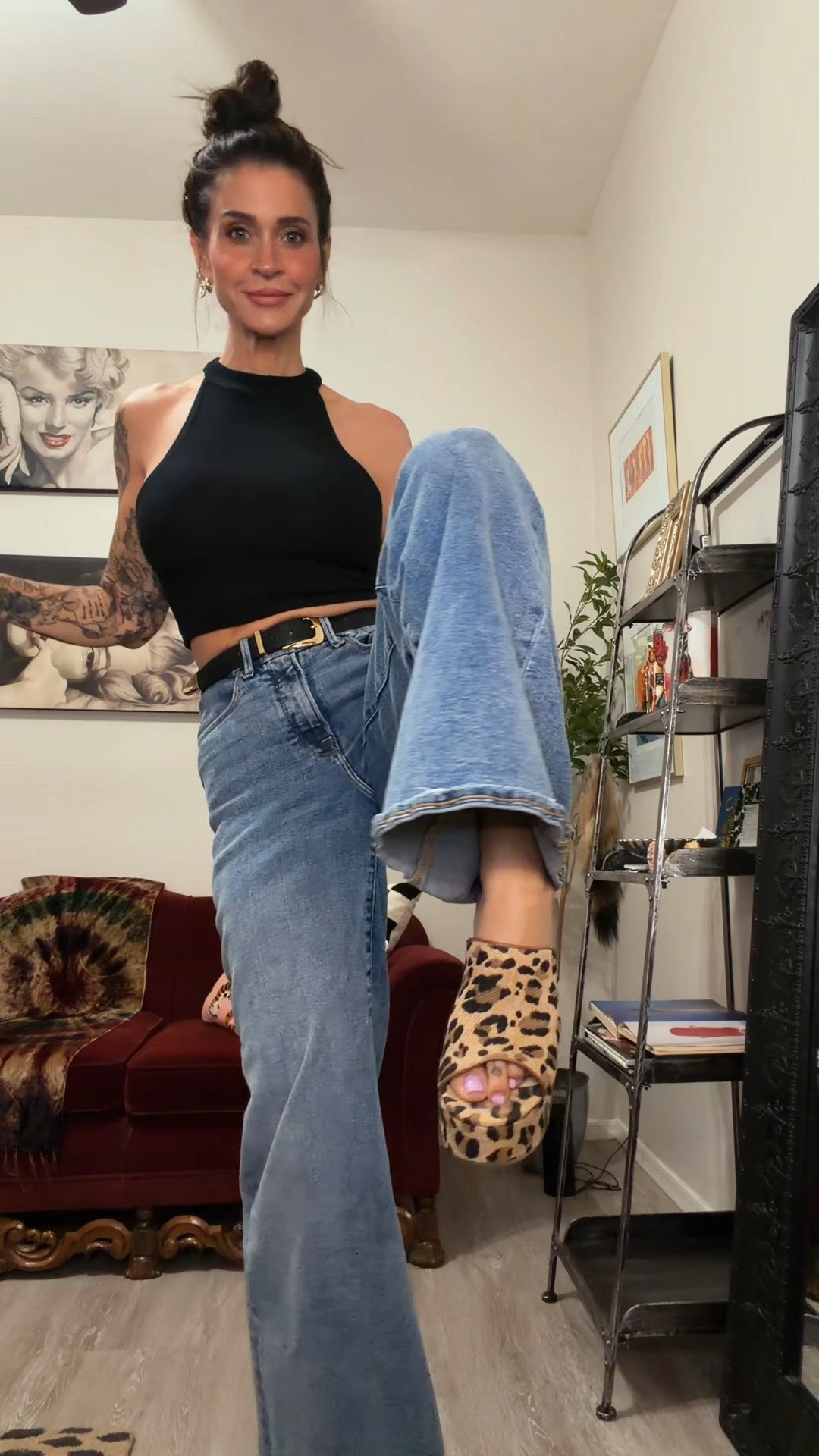 These shoes are so comfy and are on sale right now. I wear them all day for 14 hours standing all day and they never hurt. 

Leopard print 
Leopard print shoes
Women’s denim
Women’s belts 
Summer shoes
Sandals
Shoe sale

#LTKootd #LTKSaleAlert #LTKTall