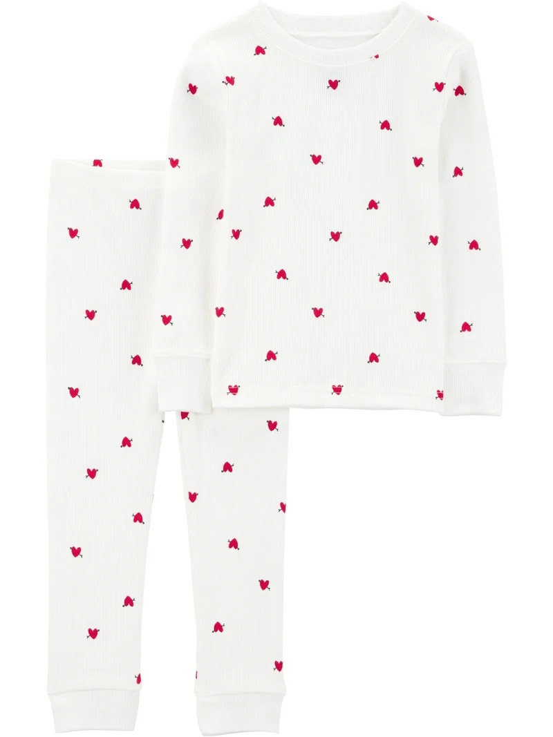 Carter's Child of Mine Baby and Toddler Valentine's Pajama, 2-Piece, Sizes 12M-5T | Walmart (US)