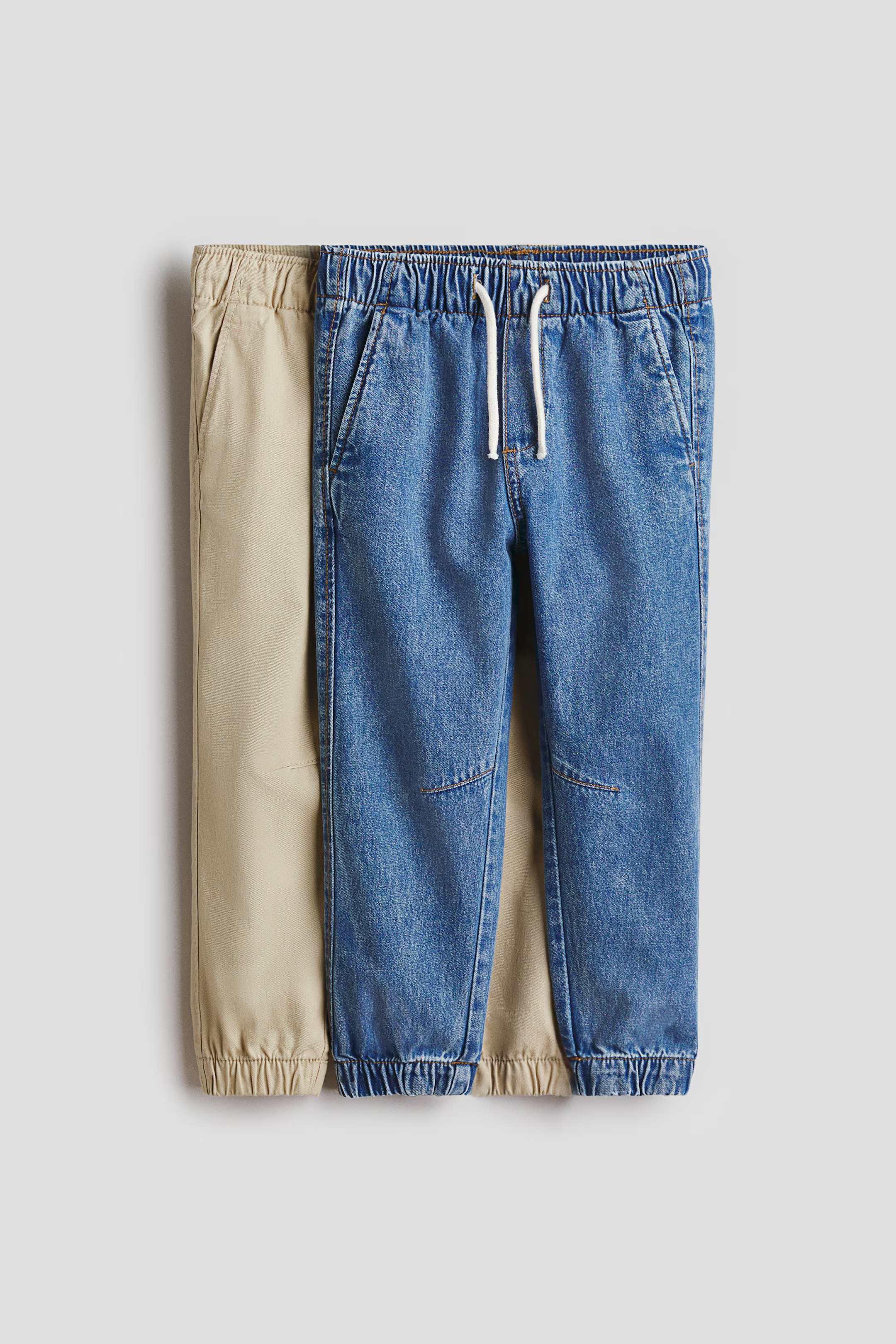 2-Pack Cotton Joggers | H&M (US + CA)