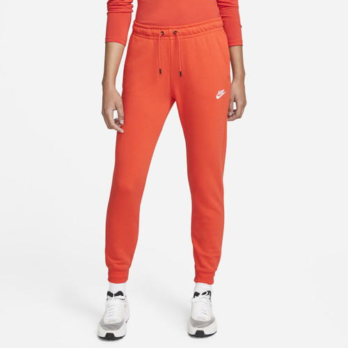 Nike Womens Nike Essential Fleece Joggers - Womens Chili Red/White Size S | Foot Locker (US)