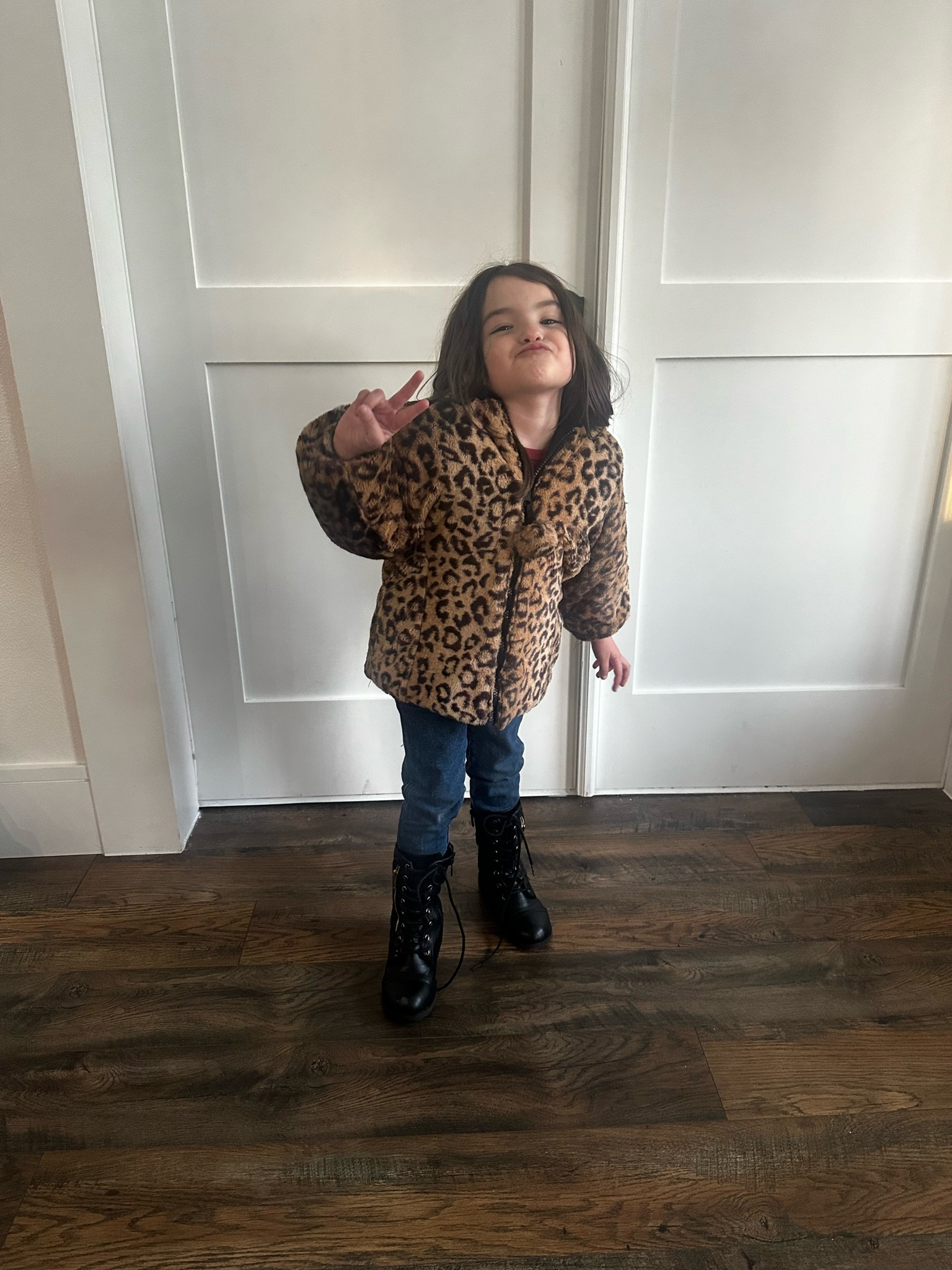 Kids cheetah coat + black high lace up boots 

#LTKStyleTip #LTKKids #LTKShoeCrush