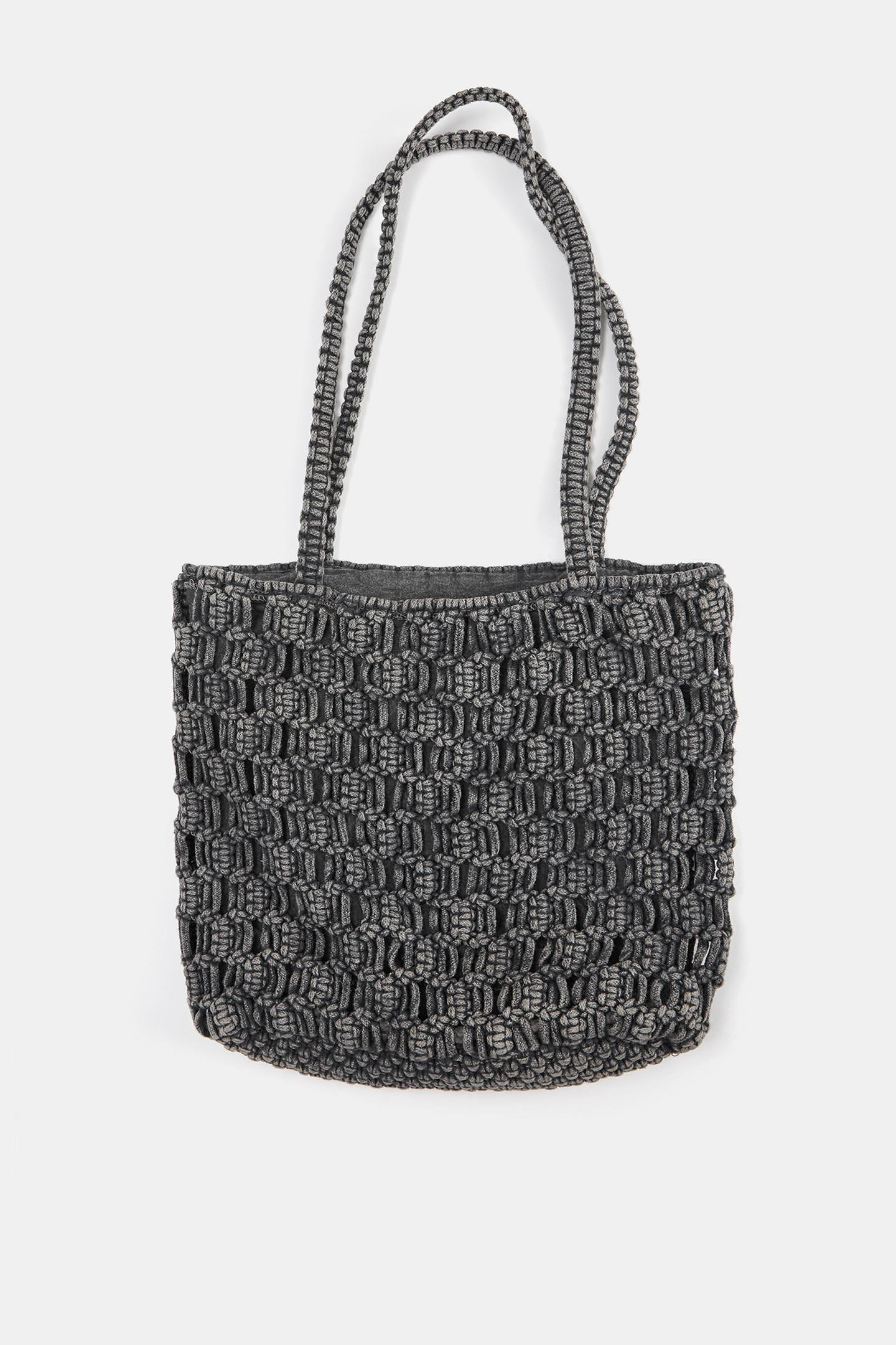 Crochet shopper bag | PULL and BEAR UK