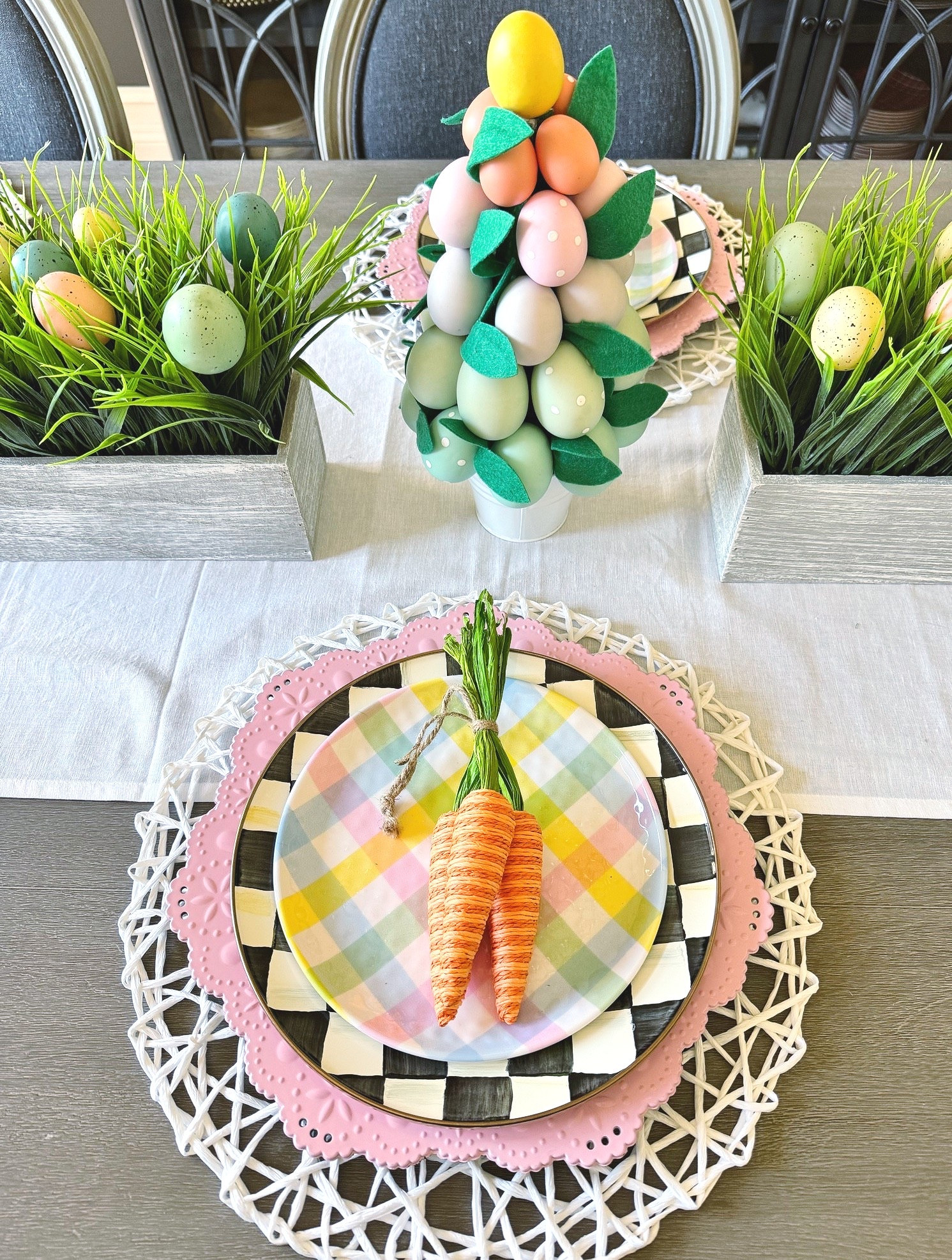 Easter is here and this table is one of my favorite setups every year 🐰🌸

I love mixing soft pastels with a few fun details — it makes everything feel festive without being over the top.

Linking similar to what I used to create this look!

#LTKSeasonal #LTKHome #LTKdayinmylife