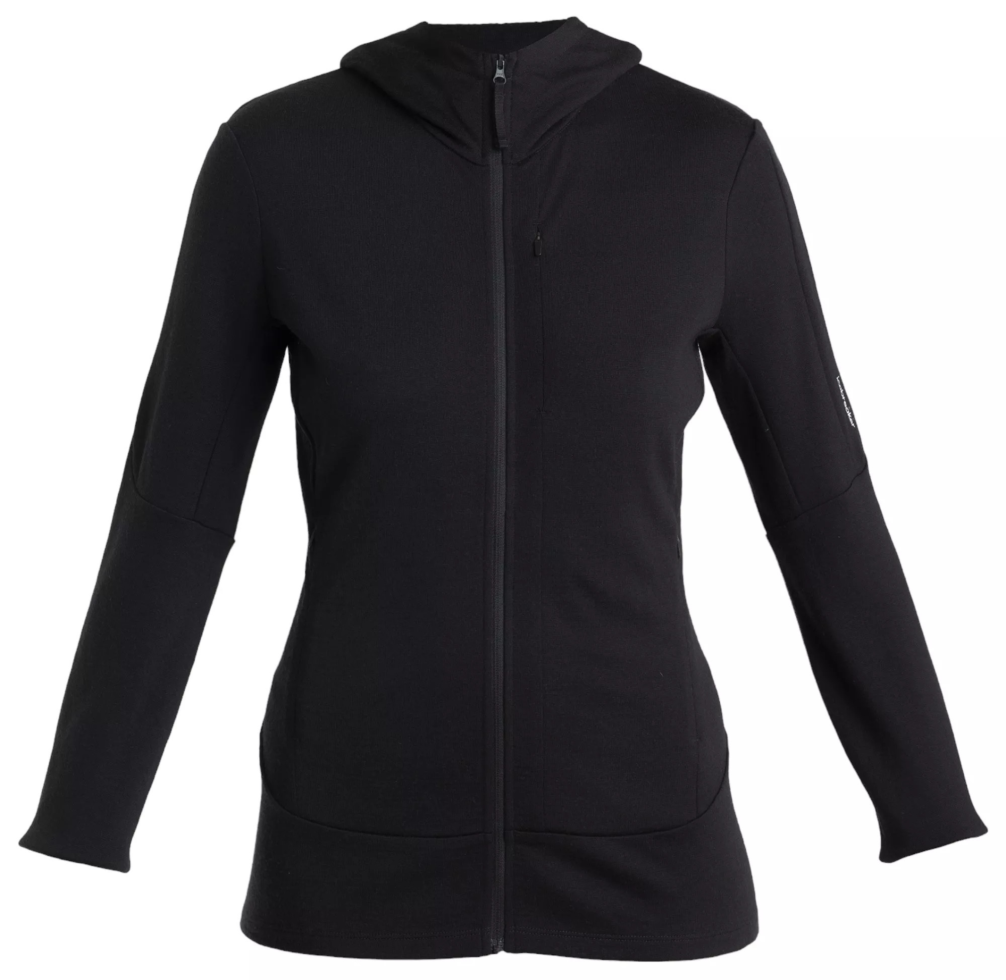 icebreaker Women's Merino 260 Quantum IV Long Sleeve Zip Hoodie, Large, Black | DICK'S Sporting Goods