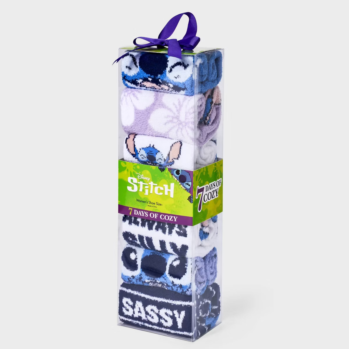 Women's Stitch 7 Days of Cozy Crew Socks - Assorted Color 4-10 | Target