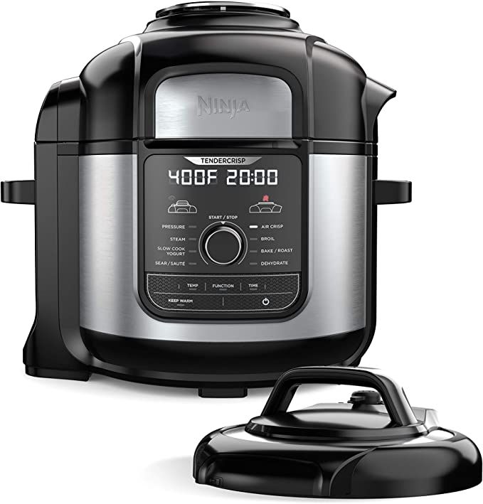 Ninja FD401 Foodi 8-Quart 9-in-1 Deluxe XL Pressure Cooker, Air Fry, Crisp, Steam, Slow Cook, Sea... | Amazon (US)