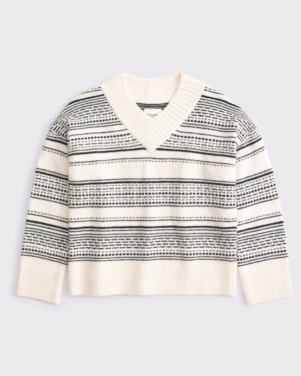 Women's High V-Neck Sweater | Women's Tops | Abercrombie.com | Abercrombie & Fitch (US)