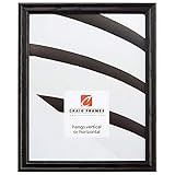 Craig Frames 200ASHBK1925AAC 0.75-Inch Wide Picture/Poster Frame in Wood Grain Finish, 19 by 25-I... | Amazon (US)