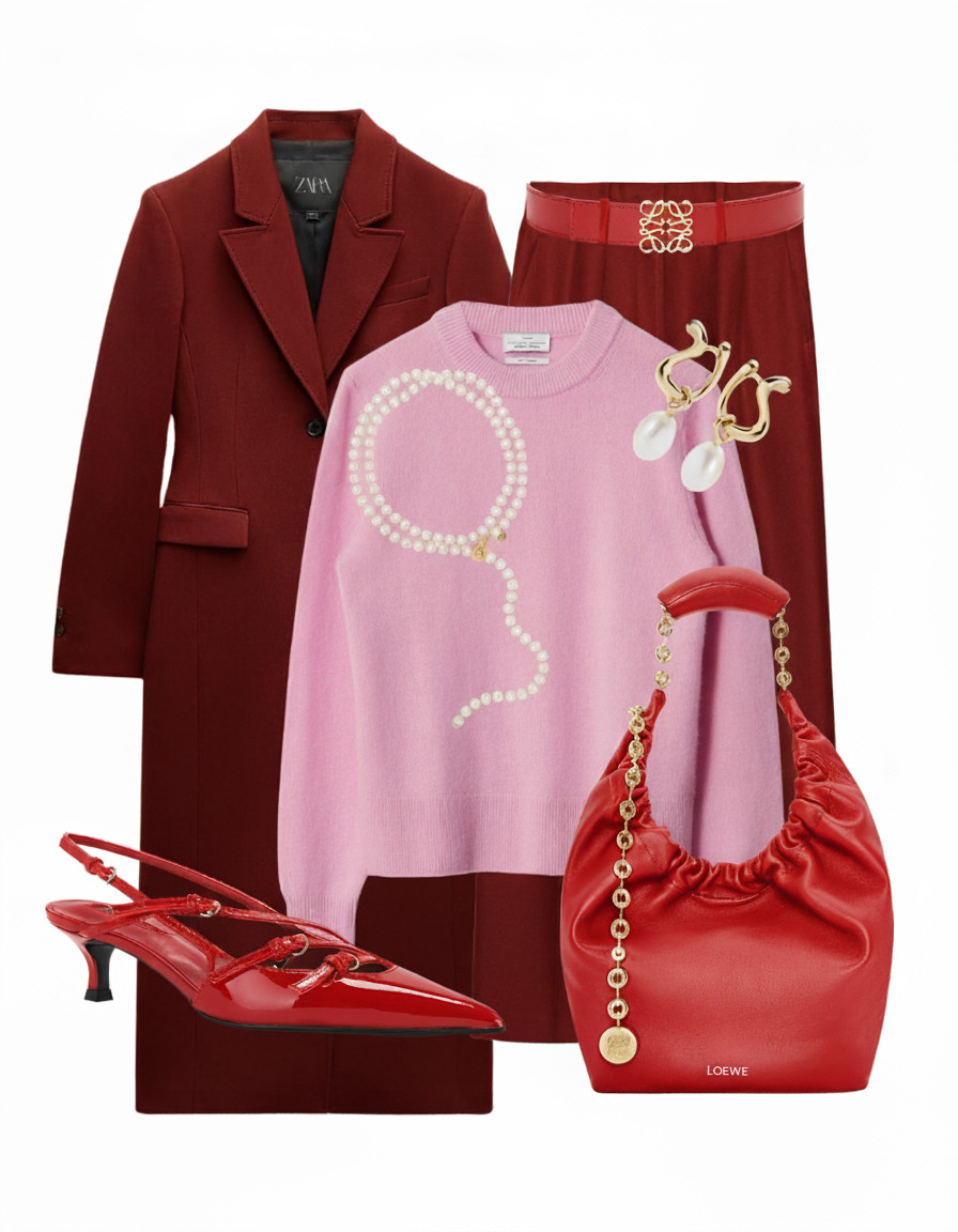 Valentine’s Day elegance with a twist of comfort 💞 From sleek heels to casual kicks, pink and burgundy bring the perfect romantic balance. Which one’s your vibe? 

 #LTKaustralia #LTKpartywear #LTKdresses