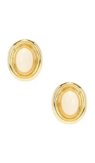Prize Earrings in Gold & Cream | Revolve Clothing (Global)