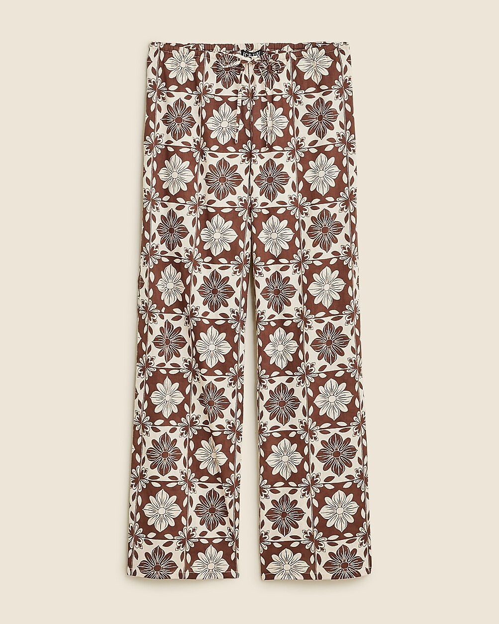 Relaxed beach pant in floral cotton voile | J. Crew US