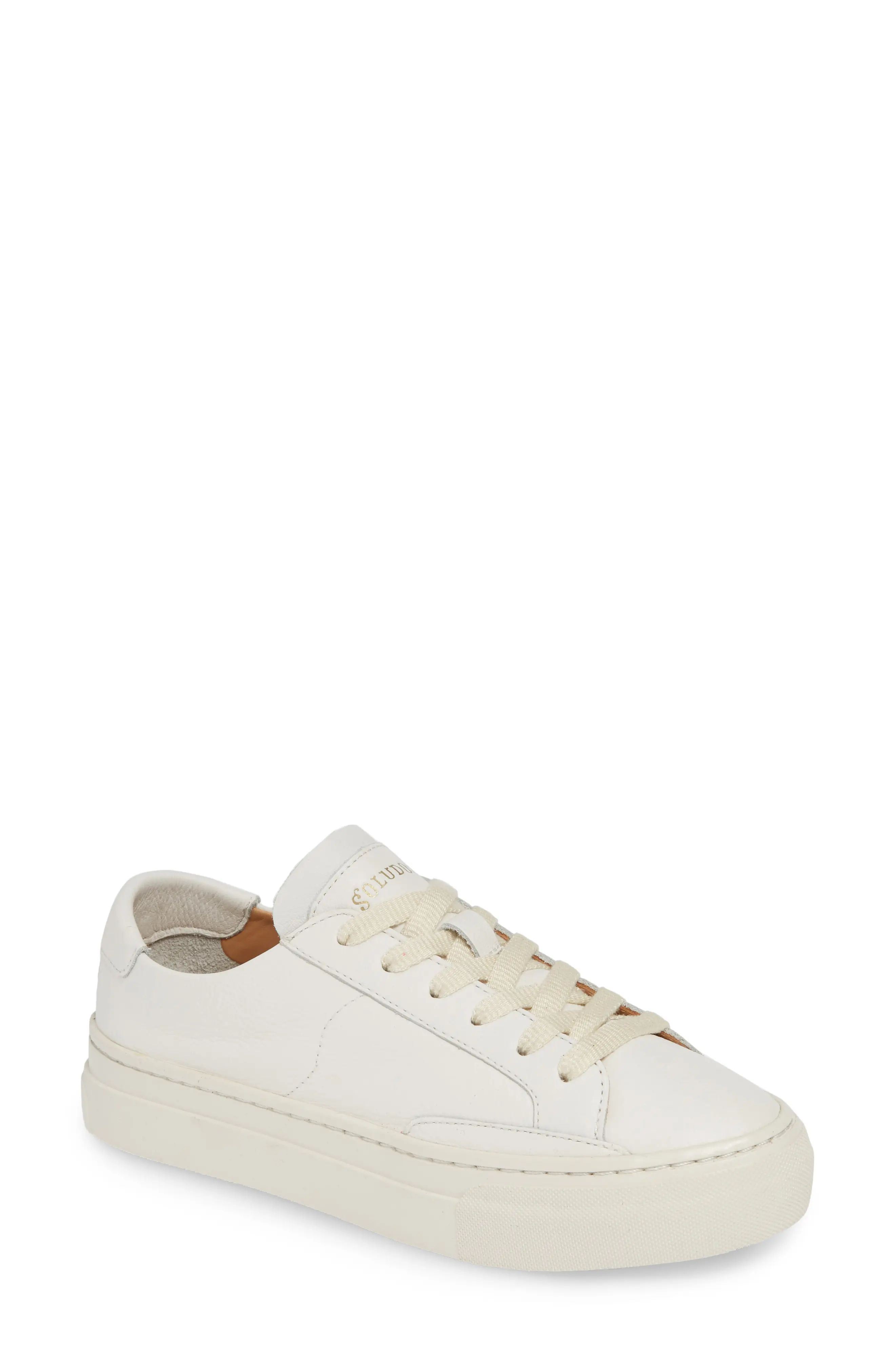 Soludos Ibiza Platform Sneaker in White at Nordstrom, Size 9.5 | Nordstrom