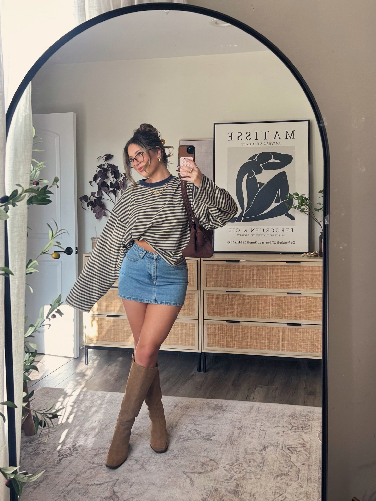 Striped top fall outfit 

#LTKStyleTip