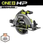RYOBI ONE+ HP 18V Brushless Cordless 7-1/4 in. Circular Saw (Tool Only) PBLCS300B - The Home Depo... | The Home Depot
