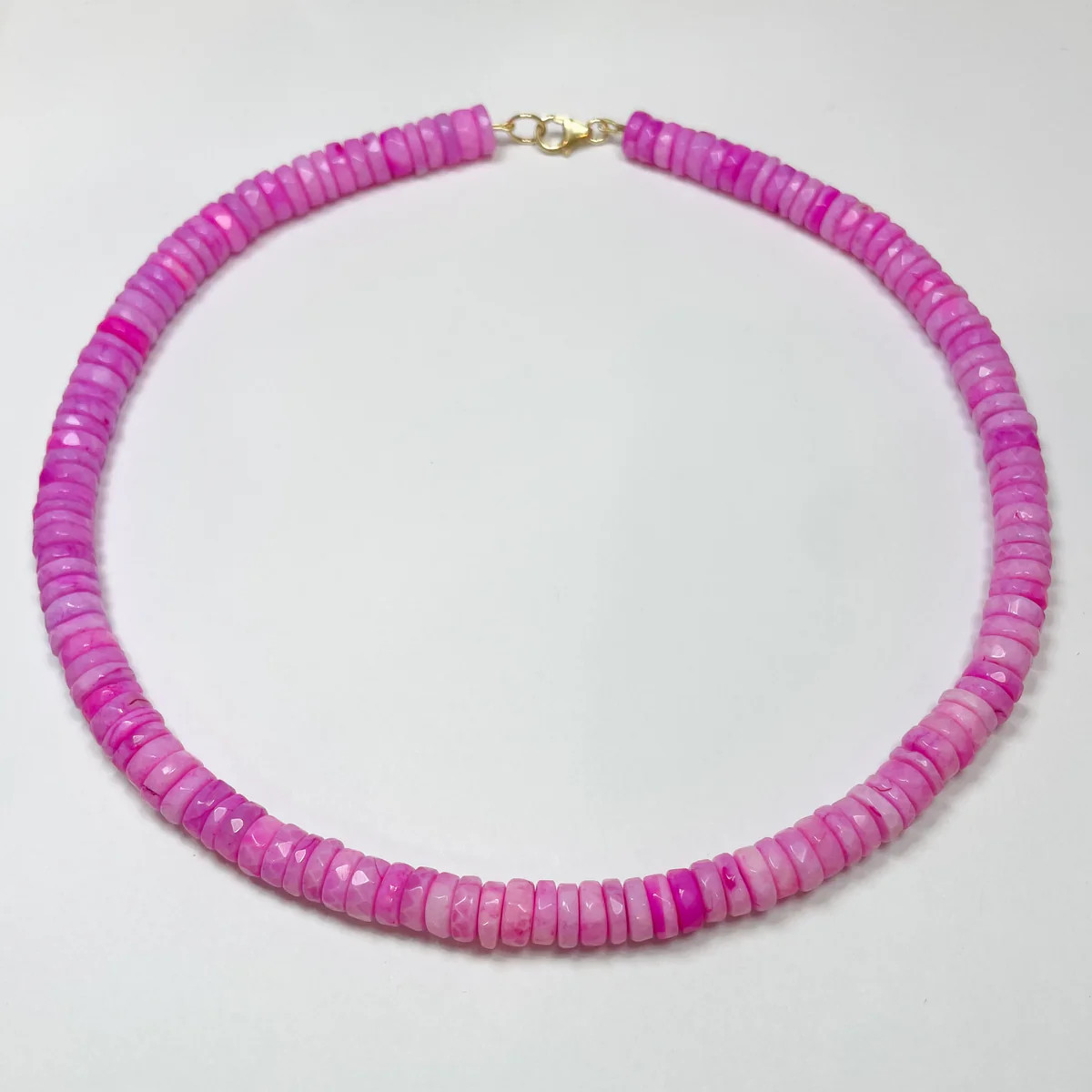 Barbie heishi candy necklace | Theodosia Jewelry