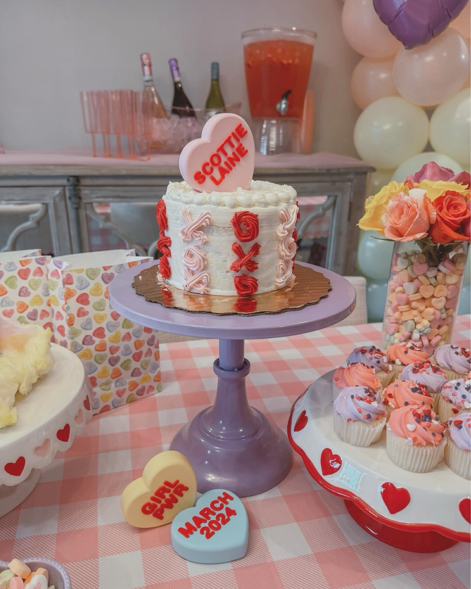 Valentines baby shower decor 
Valentine’s Day party 
Baby girl shower 

#LTKbaby #LTKbump