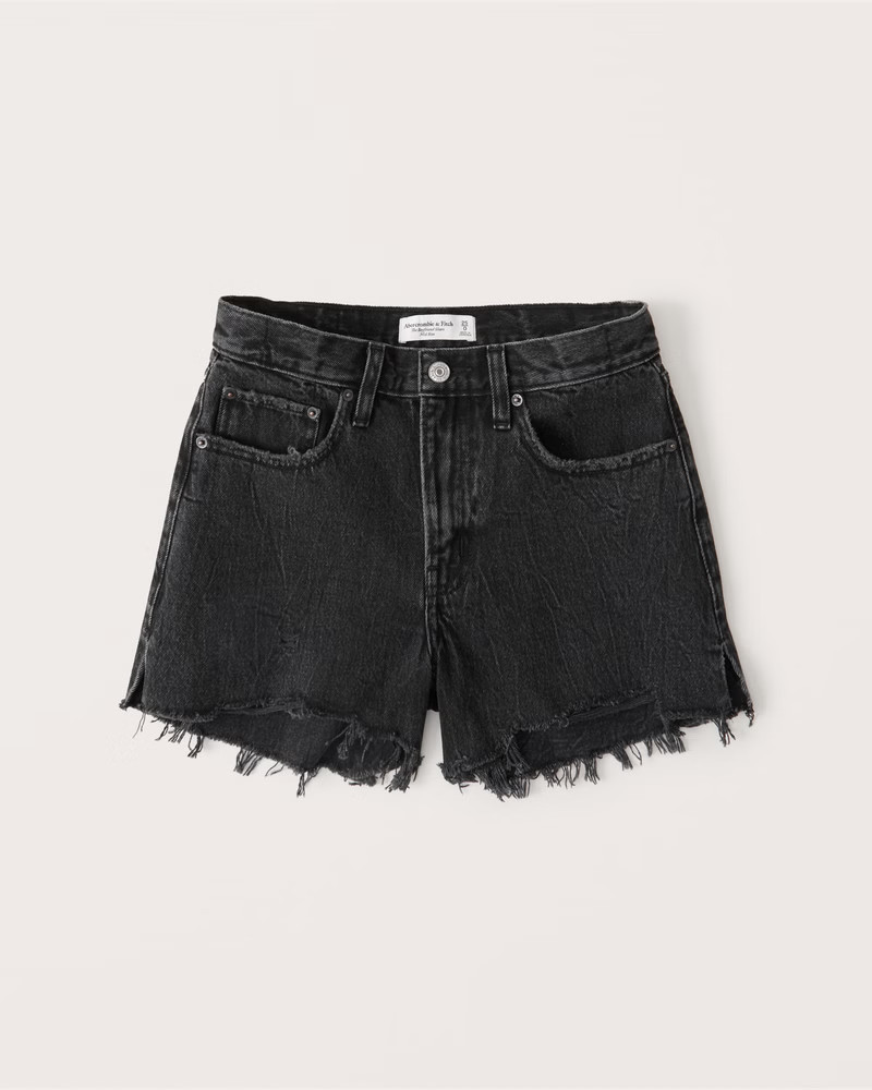 Mid Rise Boyfriend Shorts | Abercrombie & Fitch (US)