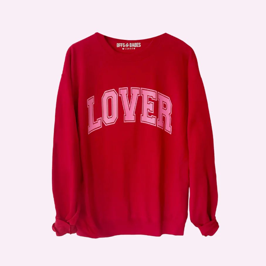 LOVER ♡ adult sweatshirt | BFFS & BABES