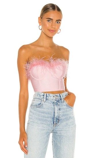 Ramona Bustier Top in Blush | Revolve Clothing (Global)