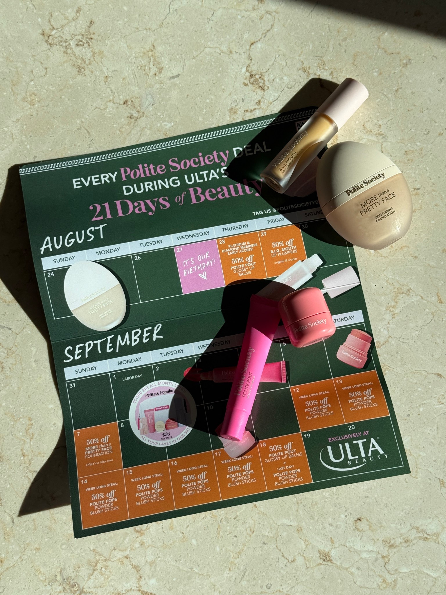 a few of the products on sale during ulta’s 21 days of beauty 💗

ulta sale, 21 days of beauty, ulta beauty picks, polite society 

#LTKBeauty