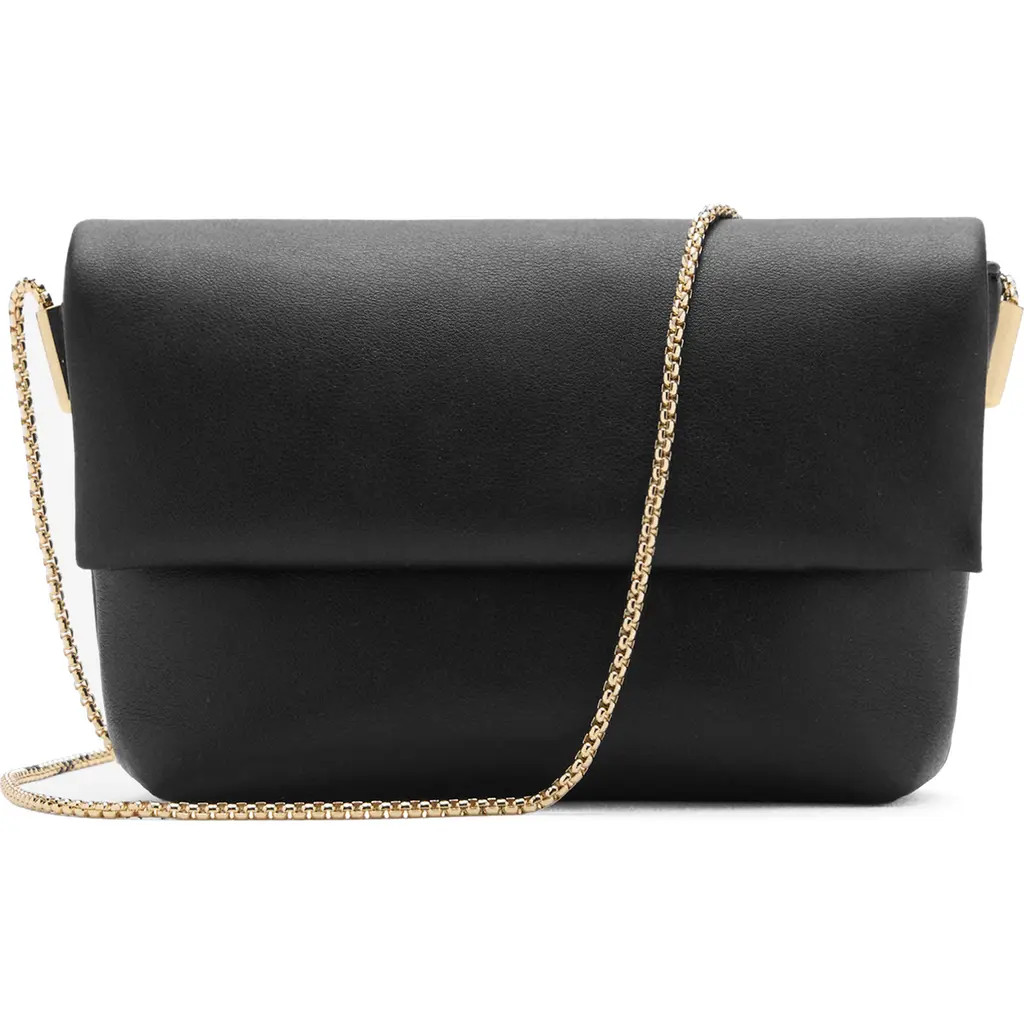 MANGO Faux Leather Crossbody Bag in Black at Nordstrom | Nordstrom