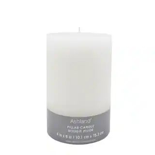 4" x 6" White Pillar Candle by Ashland® | Michaels | Michaels Stores