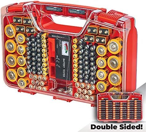 Ontel Battery Daddy 180 Battery Organizer and Storage Case with Tester, 1 Count, As Seen on TV | Amazon (US)