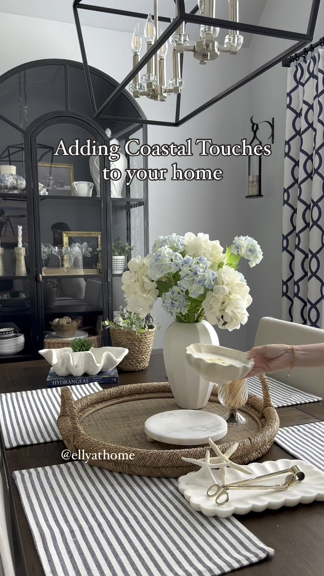 Add coastal touches to your home with coastal style and scented candles from Walmart and Pottery Barn. Pacific Grove and Emery Mediterranean candle (in the cabinet) free shipping for a limited time, shop soon! Vase, florals, coastal tray, candle accessories  #LTKVideo

#LTKSaleAlert #LTKHome