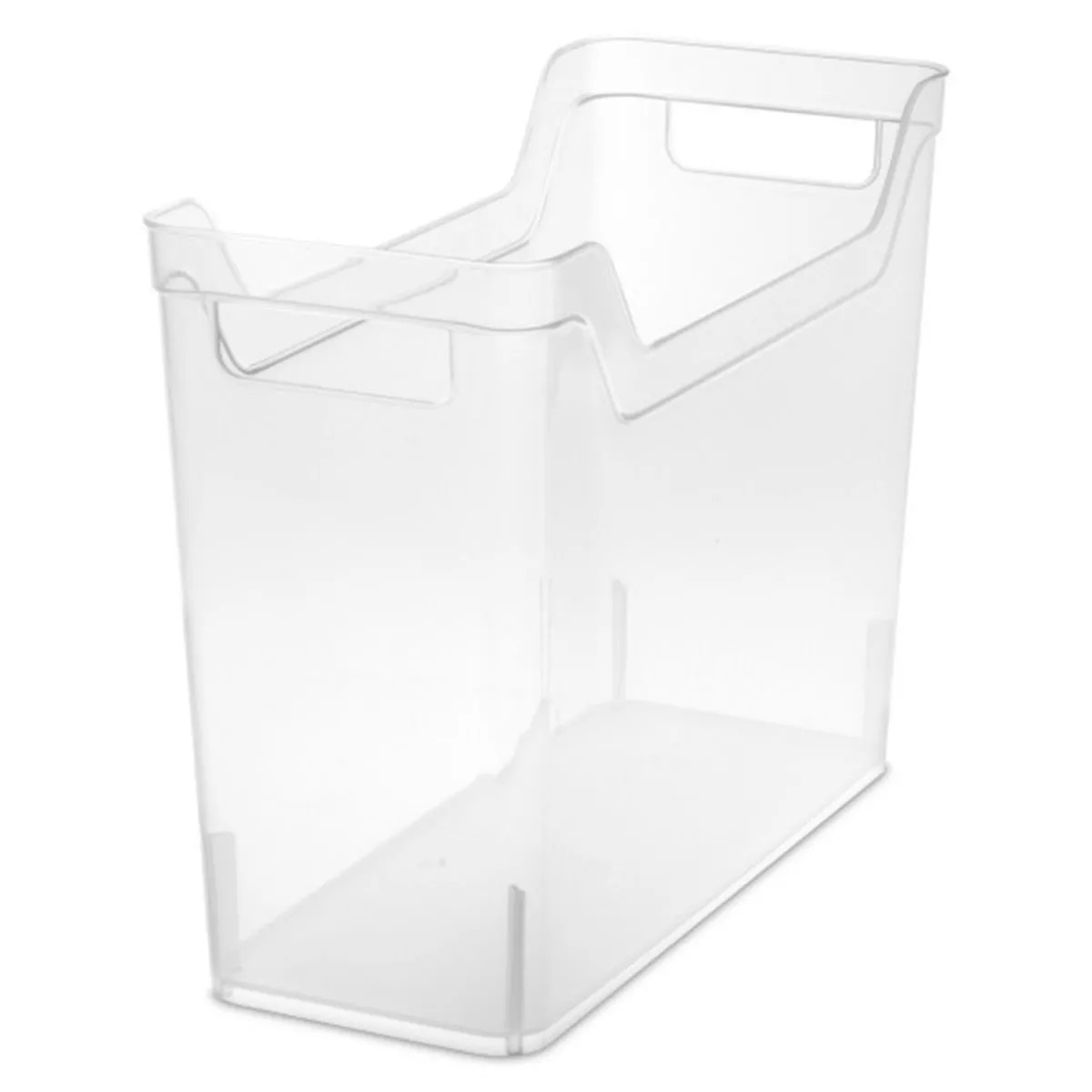 Sterilite Narrow Shelf Bin Organizing Plastic Container, Home Kitchen or Office Storage Tote, Ope... | Target