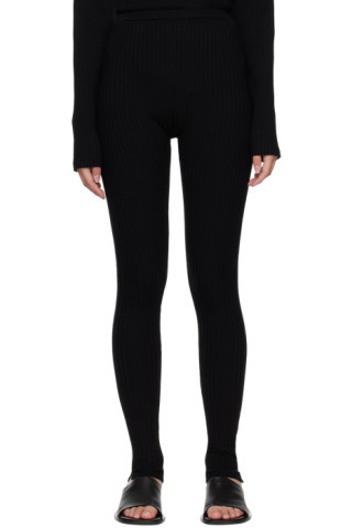 Black High-Rise Leggings | SSENSE