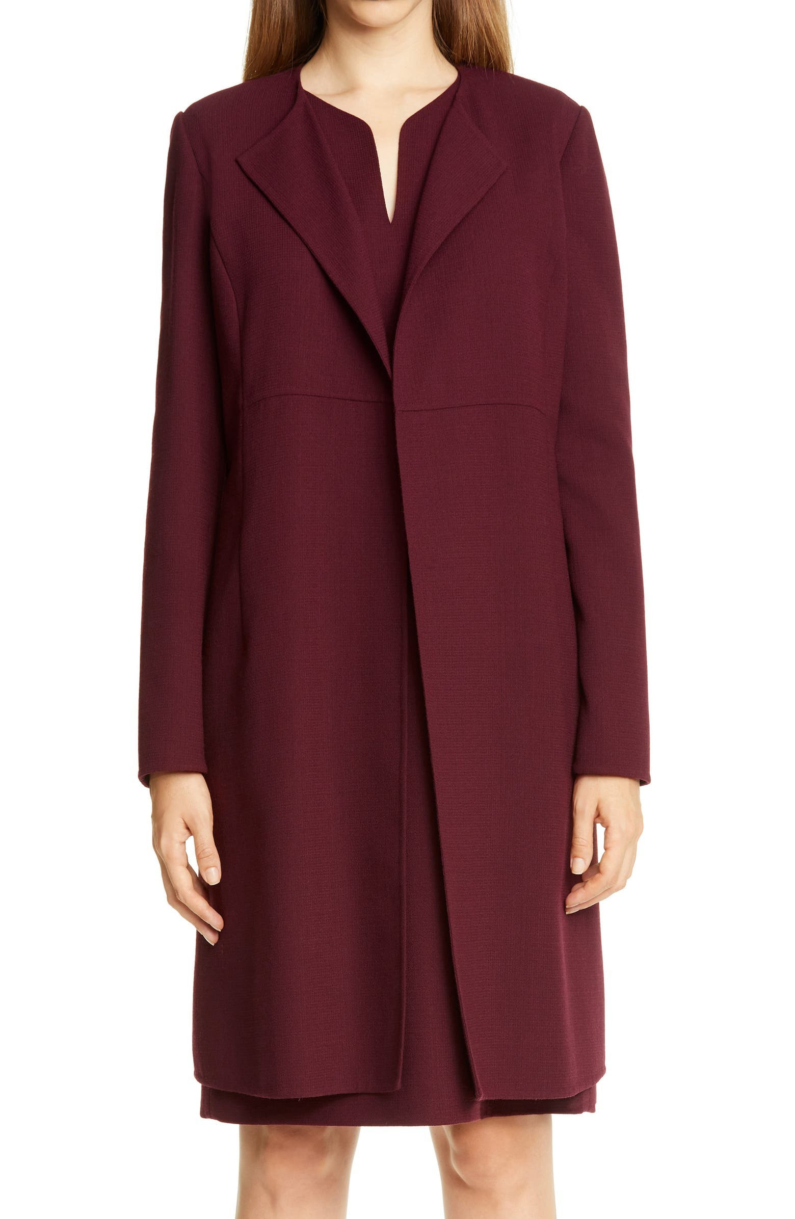 Lafayette 148 New York Russo Longline Wool Coat | Nordstrom | Nordstrom