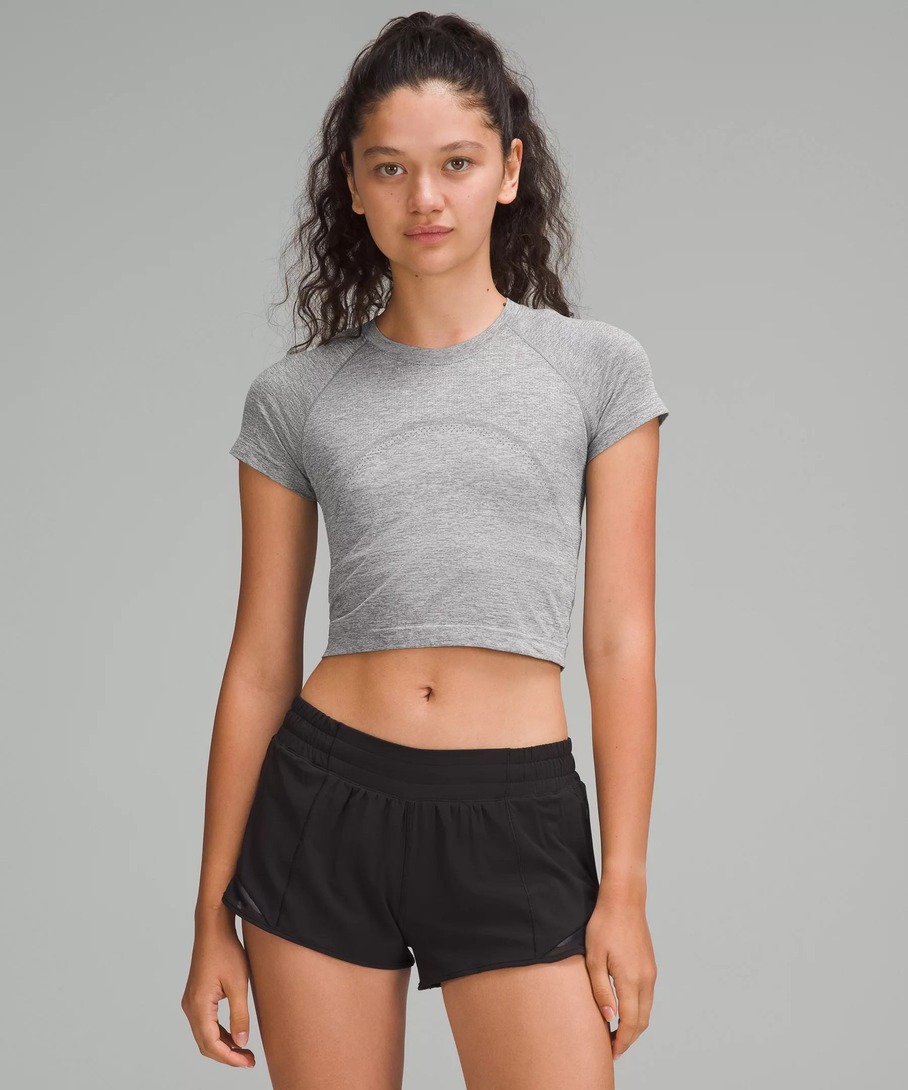 Swiftly Tech Cropped Short-Sleeve Shirt 2.0 | Lululemon (US)