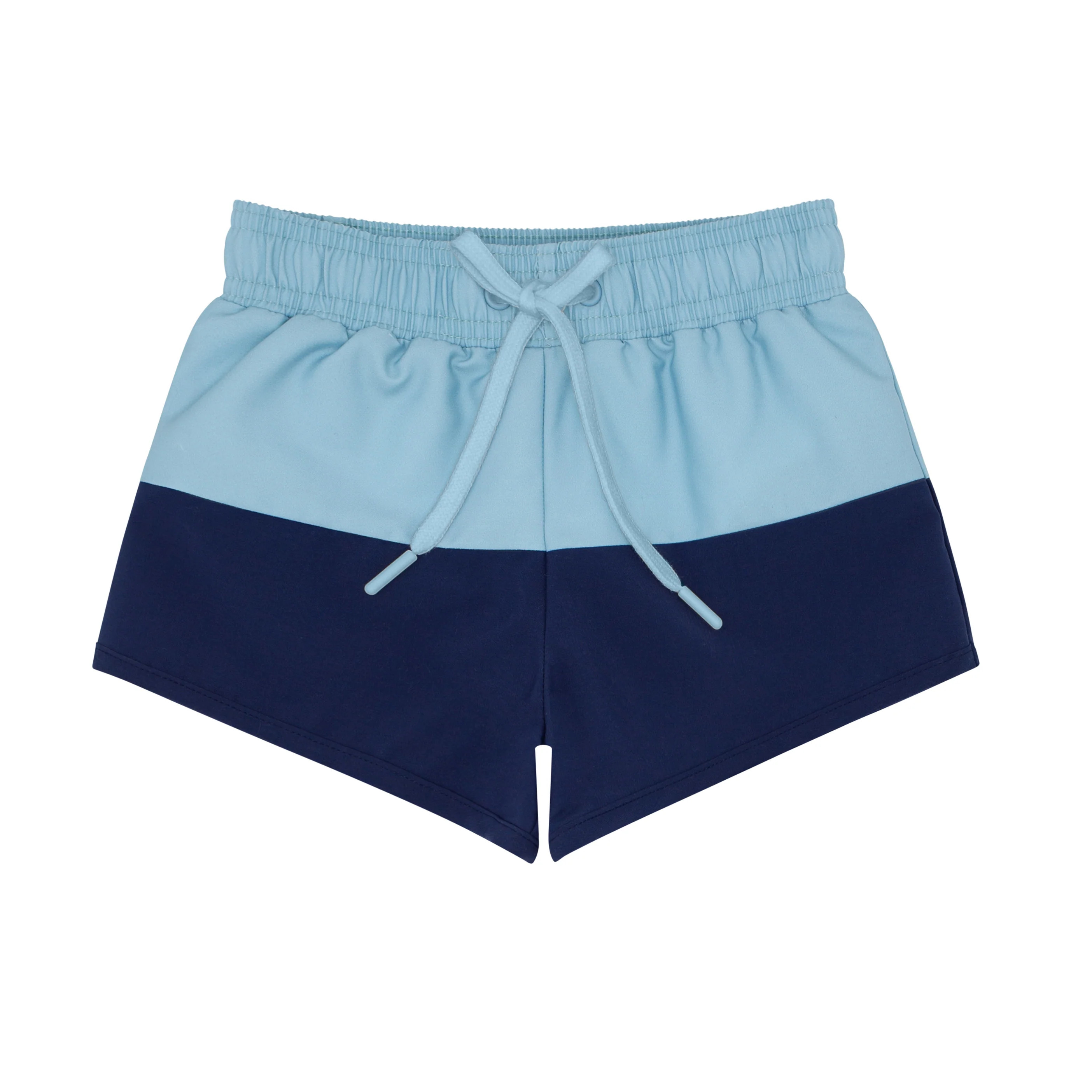 boys freshwater blue and navy colorblock boardie | minnow