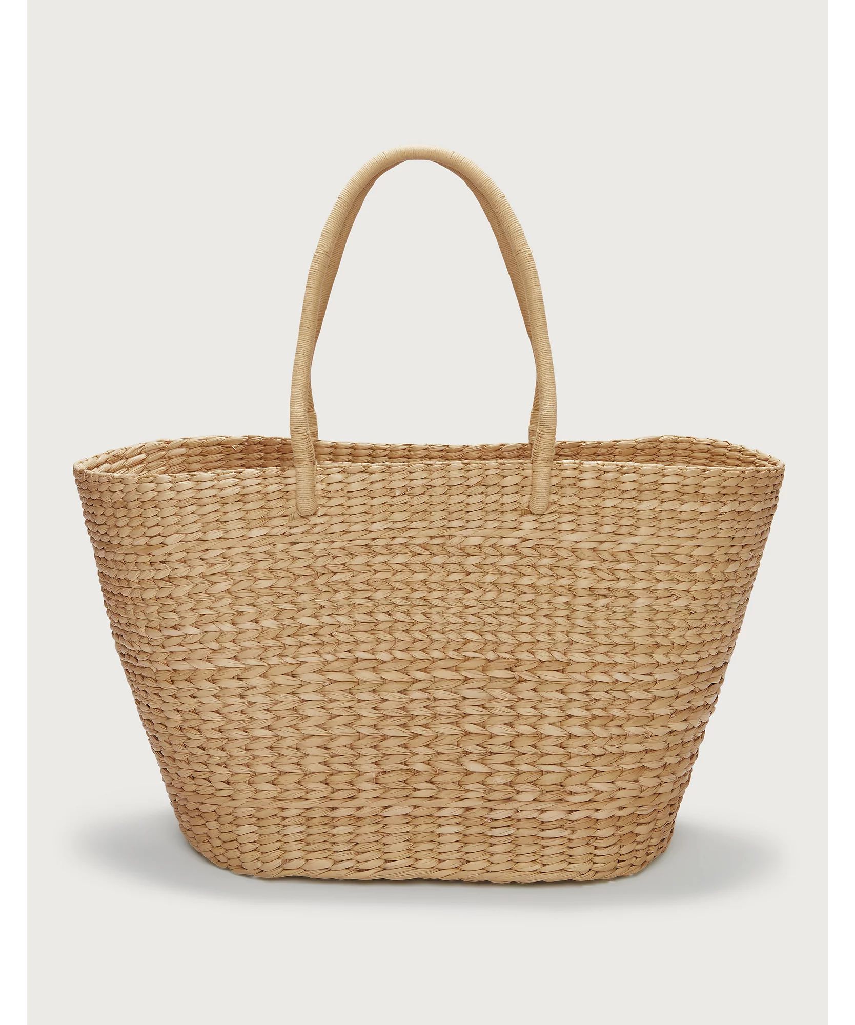 Straw Basket Shopper | The White Company (UK)