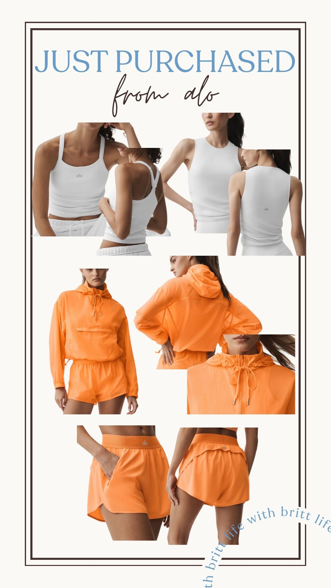 I just purchased these from Alo and I’m already obsessed!!! 😍🤍🧡 
activewear, white tank, athletic tank, alo shorts, workout, fitness

#LTKootd #LTKfitnessgoals #LTKActive
